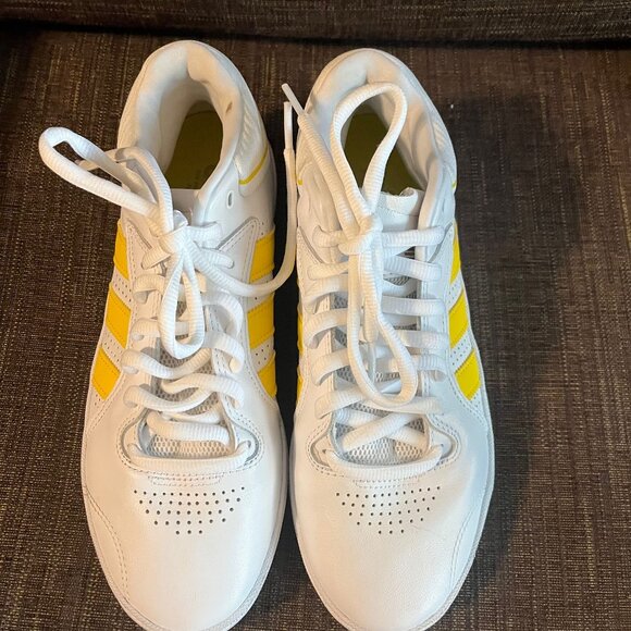 Adidas Tyshawn Jones Skateboarding Cloud White Yellow Gold FY7476  Men's size 7. - Picture 3 of 7